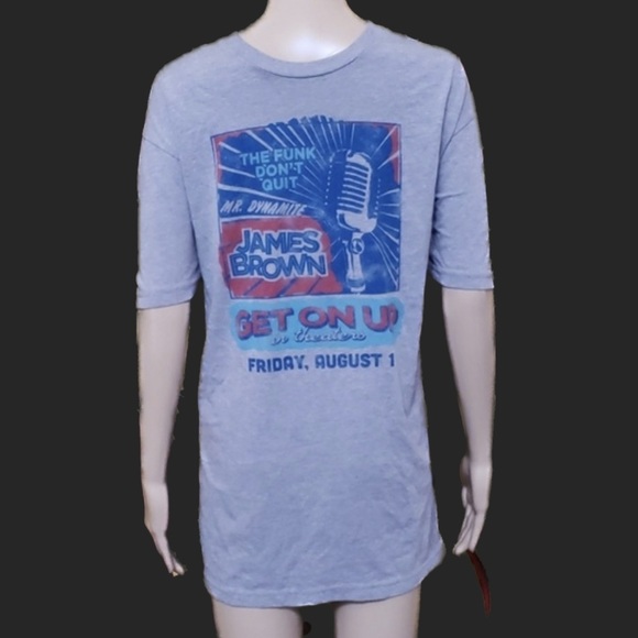 James "MR.Dynamite" Brown Get On Up The Funk Don't Quit Movie Promo T-Shirt XL - Picture 1 of 2